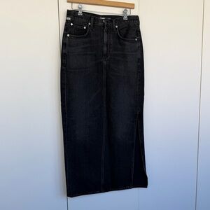 Citizens Of Humanity Black Denim Skirt